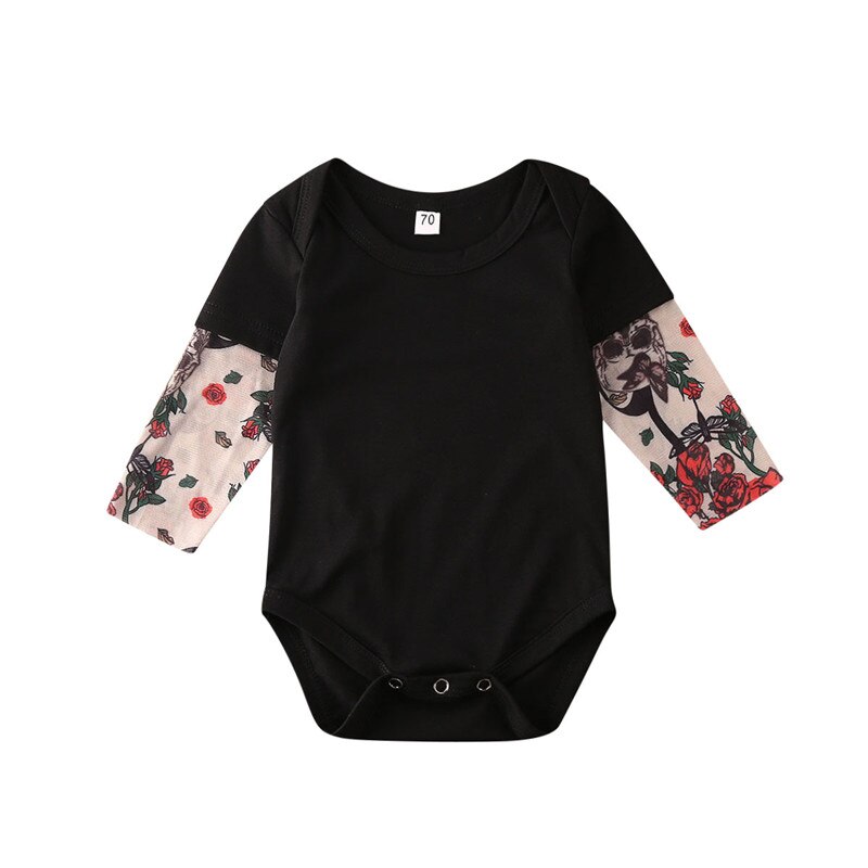 CANIS baby's sets Toddler Newborn Tops T-shirt Kid Baby Boy Girl unisex Bodysuit casual tops long sleeve cotton outfits
